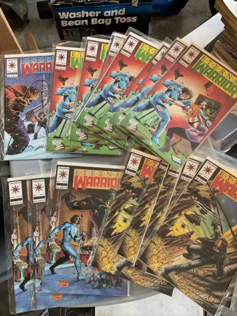 Lot of Eternal Warrior comic books. Valiant comics. (24) Comics Lot!