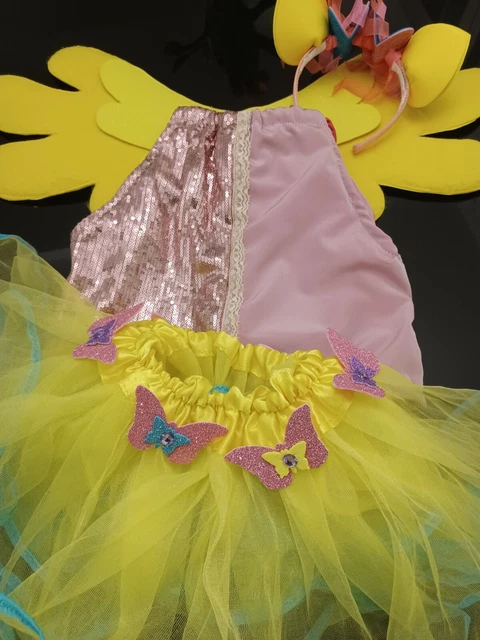 MY LITTLE PONY Costume carnevale Principessa mini pony bambina     Fluttershy