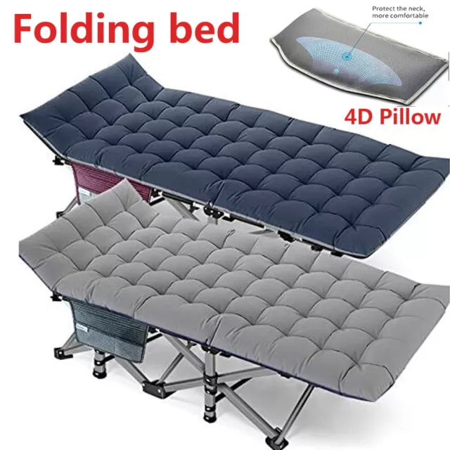 NAIZEA Adults & Kids Folding Cot Camping Cots Beds for Outdoor Rest Mattress