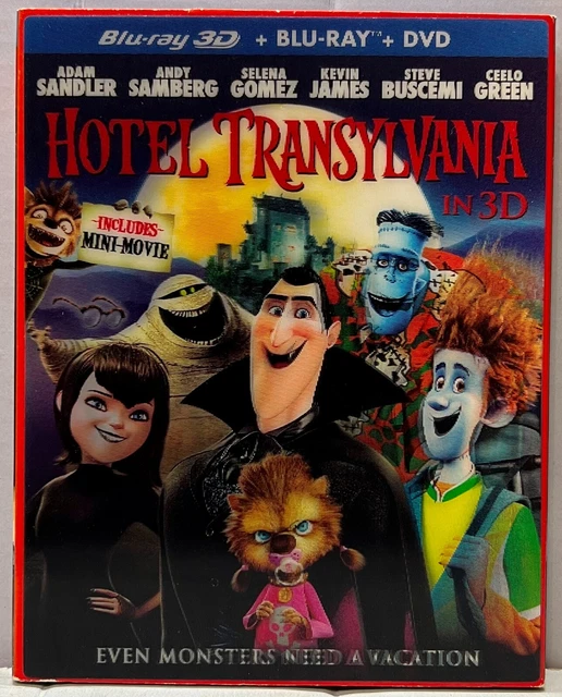 HOTEL TRANSYLVANIA (BLURAY 3D + Blu ray + DVD, W/ Lenticular Slipcover