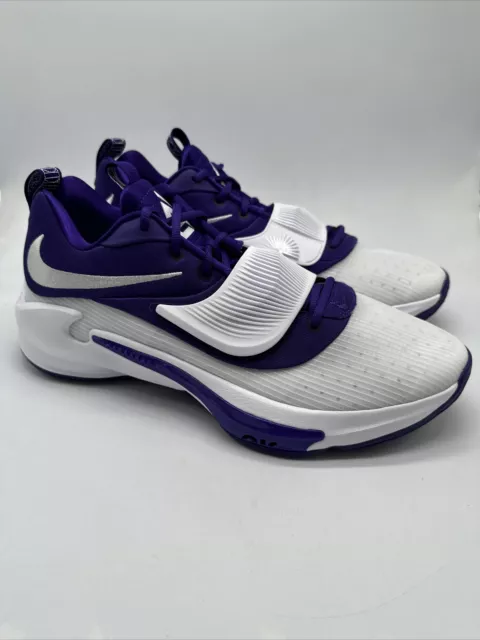 Nike Air Zoom GT Jump TB Basketball Shoes Purple White DM7378-500 Mens Size 15