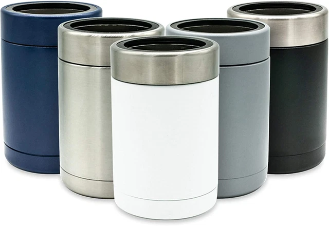 Stainless Steel 12Oz Vacuum Insulated Can and Bottle Cooler | Double Wall Can Co