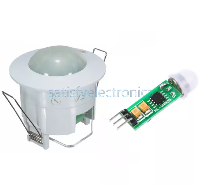 Mini HC-SR505 /360° Ceiling Infrared PIR Motion Sensor Precise Detector Module F