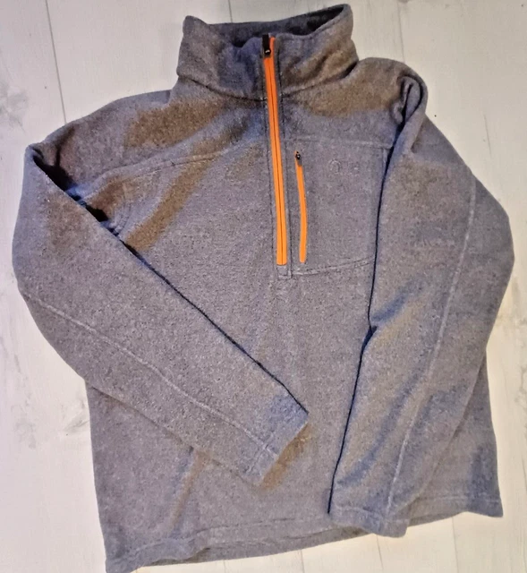 NORTH RIDGE MEN S Full Zip High Collar Apex Fleece Jacket Outdoor