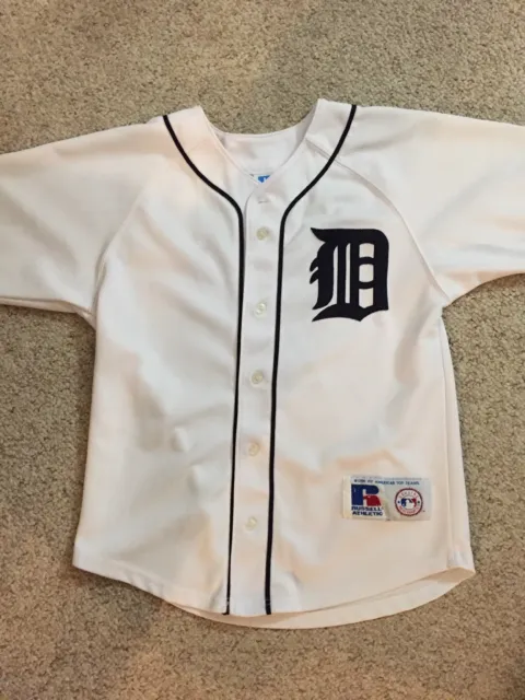 Vintage Detroit Tigers Russell Athletic #7 Rodriguez Yth M 10/12Spotless AllSewn