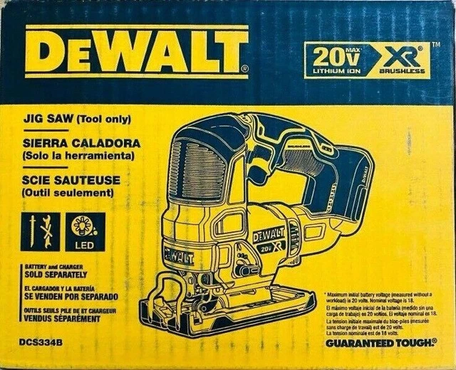 DEWALT 20VOLT MAX XR Cordless Brushless Jigsaw (ToolOnly) NEW DCS334B