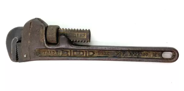 DE COLECCIÓN Ridgid 10 pulgadas Llave Rid Tool Co Elyria Ohio EE. UU.