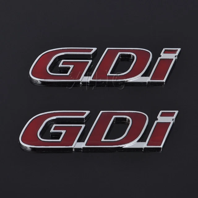2pz Nuovo Distintivo Baule Posteriore Metallo Metallo Posteriore GDi per Hyundai Veloster 2011-2020