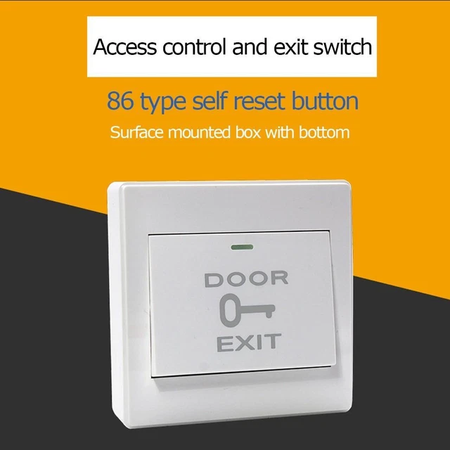 SWITCH DOOR OPEN Switch Automatic Gate Opener Door Exit Button Wall