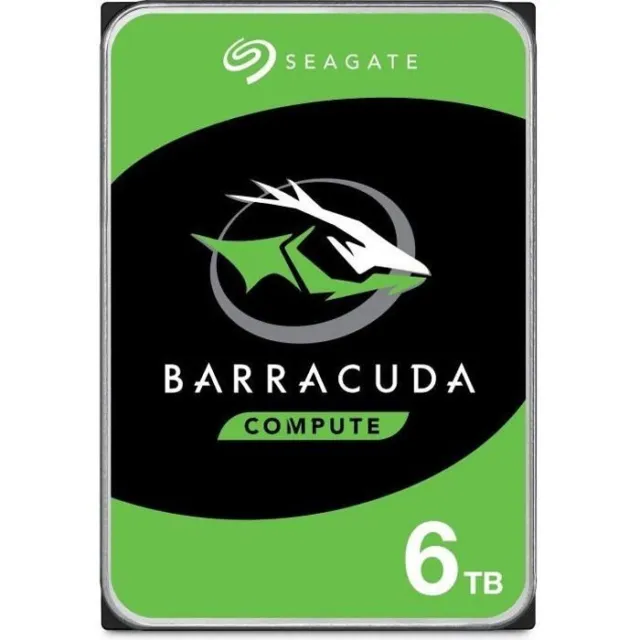 SEAGATE Barracuda 6To HDD 3.5'' 5400rpm SATA3 6Gbs 256Mo Cache (ST6000DM003)