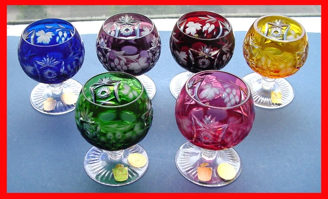 Set, 6 Marsala Occhiali per Südwein ,Uva, Nachtmann, Original-Etikett P510