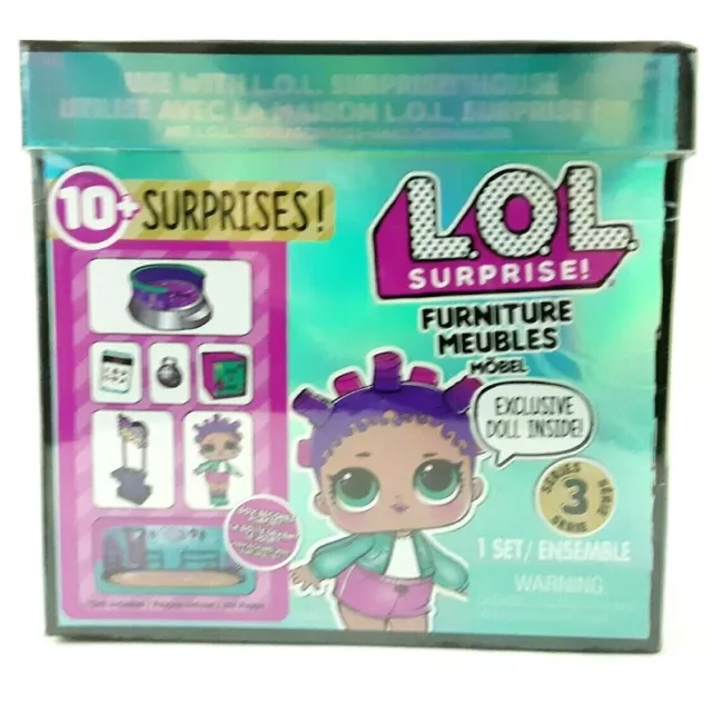 🔥LOL Surprise Furniture ROLLER RINK Series 3 ROLLER SK8ER Doll 10+ Surprises