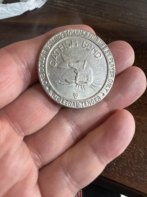 Catfish Bend  Fort Madison Iowa $1 Casino Token