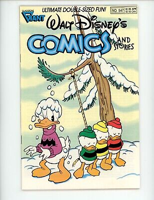 Walt Disneys Comics and Stories #547 1990 FN/VF Gladstone Daisy Comic Book