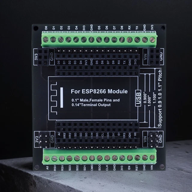 Modulo Interfaccia GPIO Per Raspberry Pi 3B/4B/Zero: Scheda Di Espansione Con Terminali A Vite E LED Indicatori