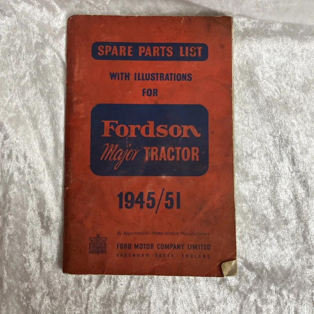 FORDSON MAJOR TRACTOR Spare Parts List 1945 / 51 (8) EUR 9,23 PicClick FR