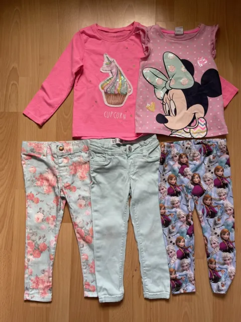 Pacchetto 2-3 jeans top leggings Minnie mouse per bambina, congelati