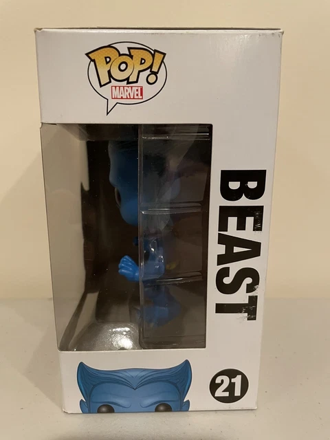 Funko Pop Beast Vinyl Figure #21 Marvel Universe X-Men Vaulted with protector 2