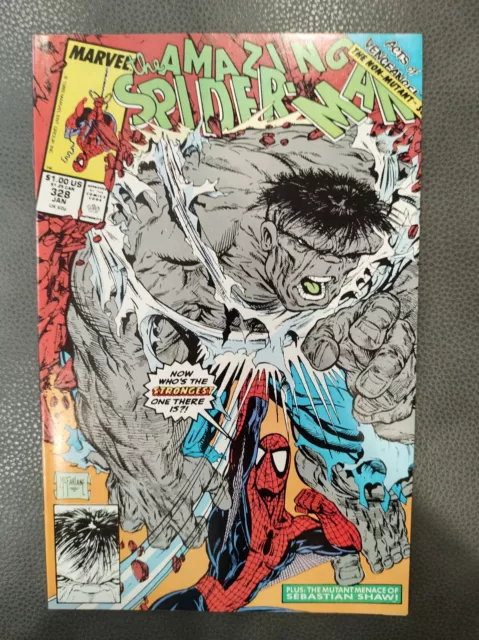 Amazing Spider-Man #328 - Final Classic McFarlane Spider-Man Cover -