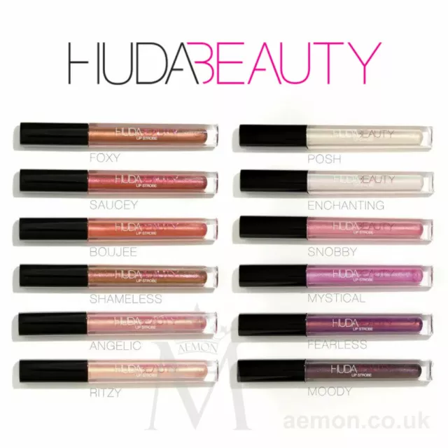 Huda Beauty Lip Strobe Metallic Lip Gloss ORIGINAL