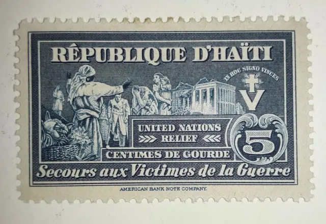 Travelstamps:1944 Haiti Stamps#RA2 Haiti Woman, MOGLH, Invalids & Ruins mint