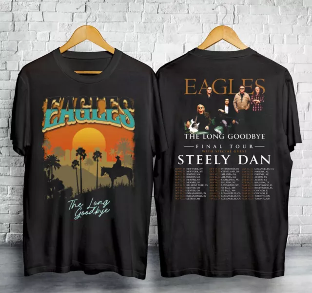 EAGLES THE LONG Goodbye 2023 2024 Tour The California Concert Tshirt S