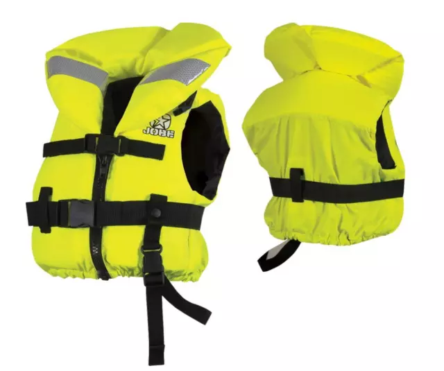 Jobe Comfort Boating Vest Youth Kinder Schwimmweste Rettungsweste yellow