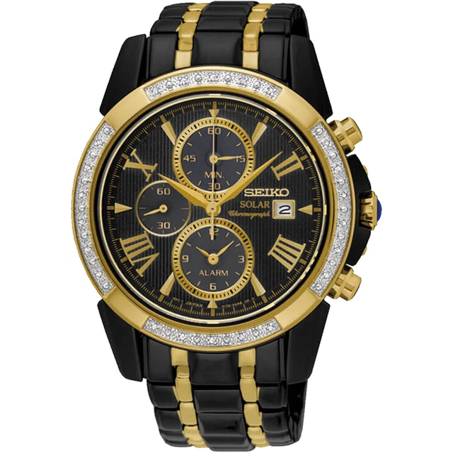 SEIKO SSC314P-9 LE Grand Sport Solar Diamond Set $359.00 - PicClick AU