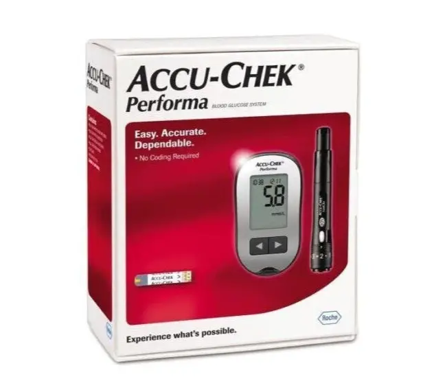 ¡SOLO AQUÍ!!! Kit de monitor de glucosa Accu-Chek Perfoma-COMPLETO COMPLECT plus.......!!¡!