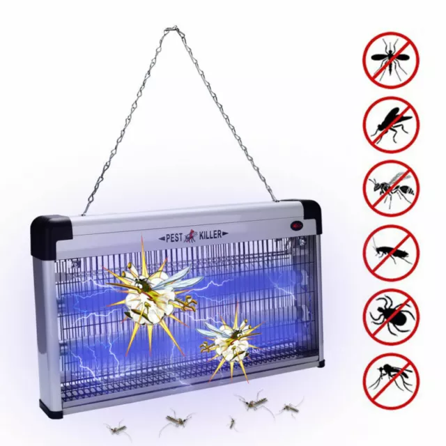 Insektenvernichter Insektenkiller Mückenlampe UV Licht Elektrisch Insektenlampe