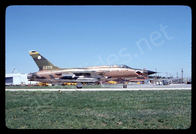 USAF Republic F-105G 63-8275 Apr 80 Kodachrome Slide/Dia