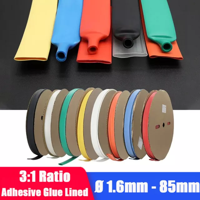 3:1 Ratio Adhesive Glue Lined Heat Shrink Sleeving Waterproof Heatshrink Tubing