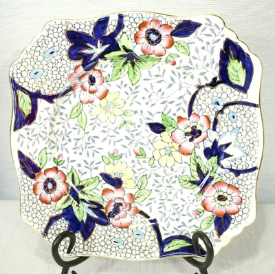 Vintage Royal Winton Grimwades 9" Chintz Luncheon Plate, Floral, 4024 VGC