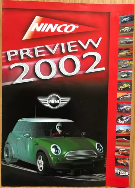 NINCO PREVIEW LEAFLET 2002  UK Slot Car Racing (Scalextric / Fly / SCX/ Carrera)