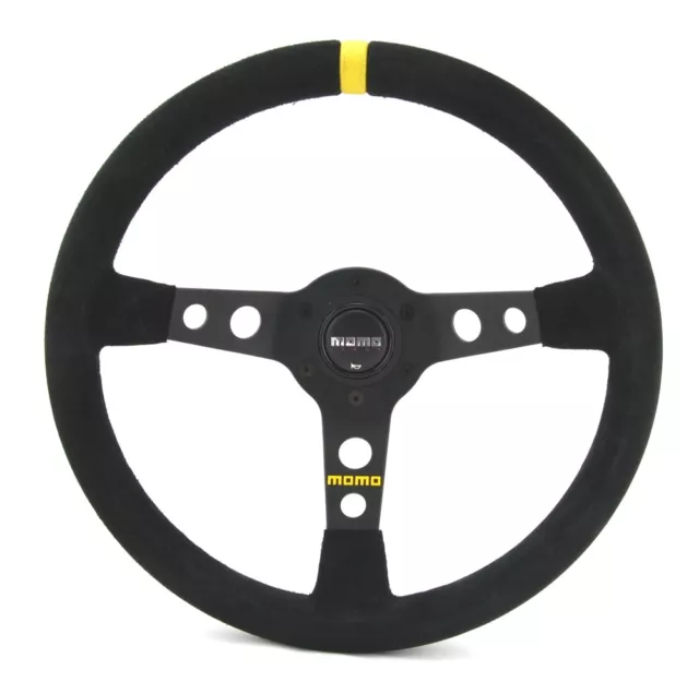 Momo Wildleder Sportlenkrad Modell MOD. 07 350mm schwarz black steering wheel ..