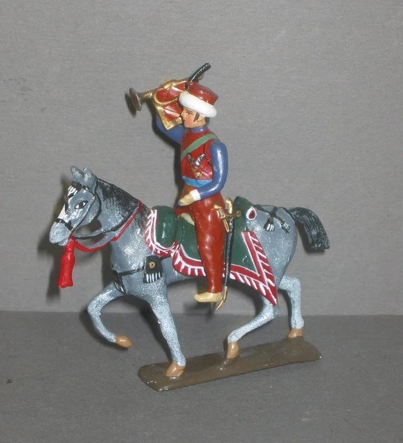 CBG MIGNOT ANCIEN VERS 1960 Plomb 54 mm 1 CAVALIER 1er EMPIRE N° 58
