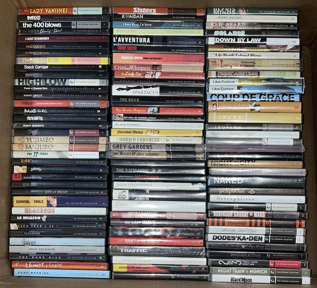 SALE! CRITERION COLLECTION DVDs & CATALOGS *RARE & OOP* (READ FIRST!) £