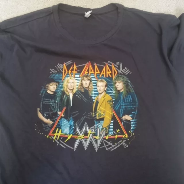 Def Leppard Hysteria 87 Tour Replica T Shirt XL . Official Merchandise