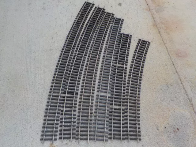 Aristo-Craft 6 Pieces Misc. Curved Stainless Steel Track 18.91 feet G Scale Aristo-Craft 6 Pieces Misc. Curved Stainless Steel Track 18.91 feet G Scale