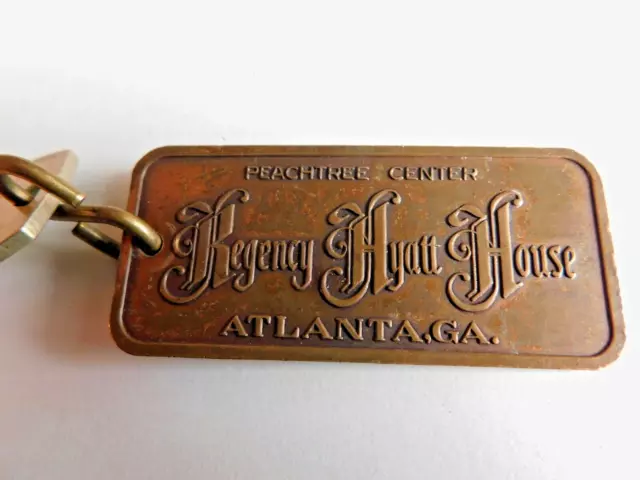 Rare! Vintage Regency Hyatt House Hotel Room Key - Atlanta Georgia