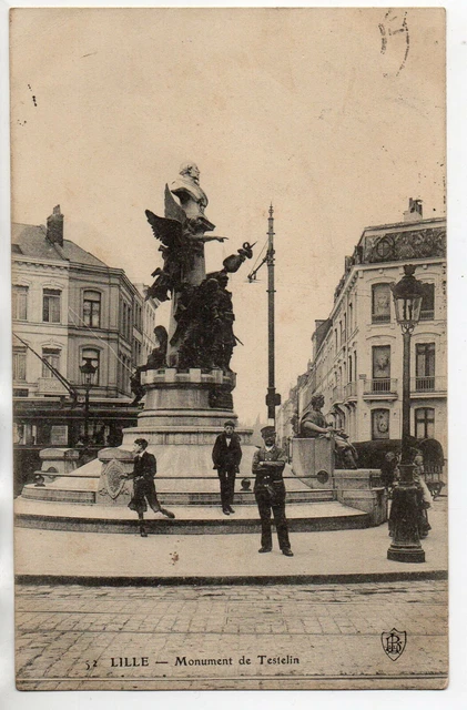 LILLE - North - CPA 59 - the Testelin Monument