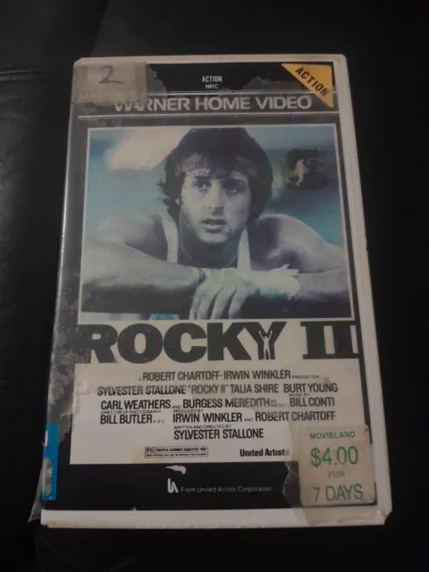 VINTAGE VHS VIDEO Rocky 1-5 Movie MGM Sylvester Stallone Boxed