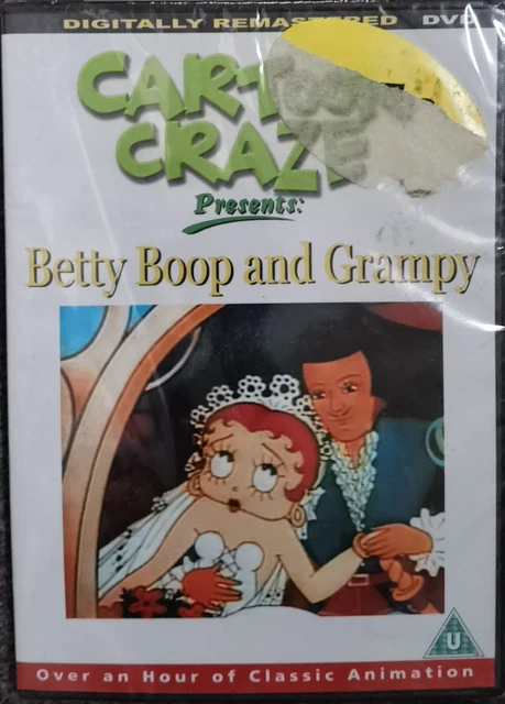 CARTOON CRAZE BETTY Boop & Grampy DVD Classic Animation 10 Episodes VGC