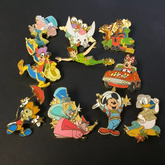 DLR Cast Pin Fair The Happiest Place to Work Complete Set of 10 Disney Pin 43369