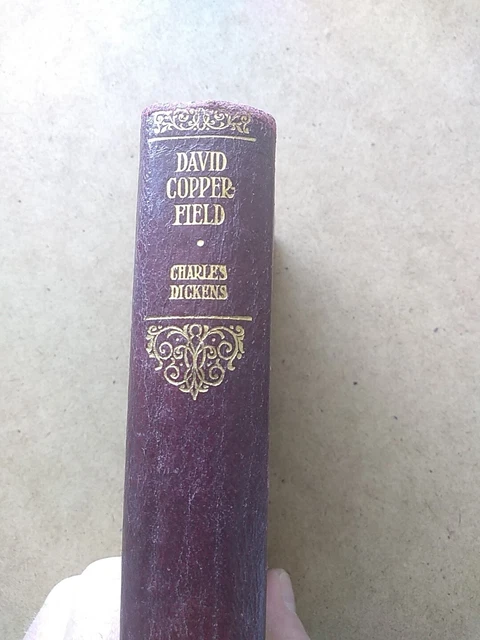 DAVID COPPERFIELD BY Charles Dickens, Collins Clear Type Leather Bound ...