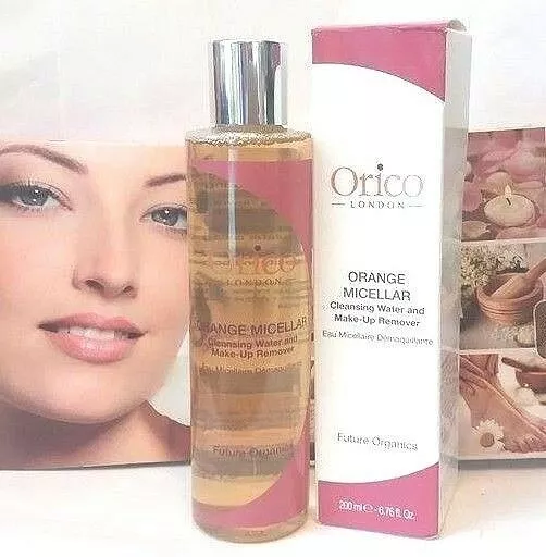 100%Genuine ORICO LONDON Orange Micellar Cleansing Water & Make up Remover 200ML