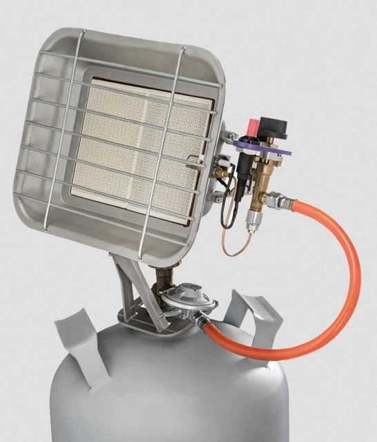 Gas-Heizstrahler »HGS 4400/1 P«, BxHxT: 37 x 31,5 x 10,5 cm, Piezo-Zündung