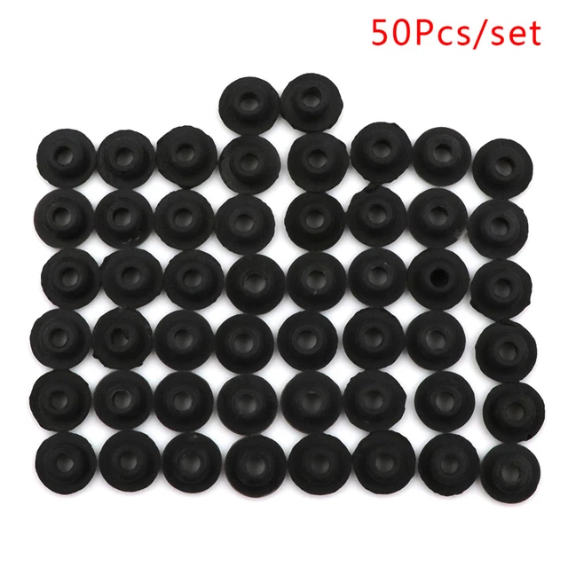 50x tappetino macchina per tatuaggi ago in silicone nero per tatuaggi *wl