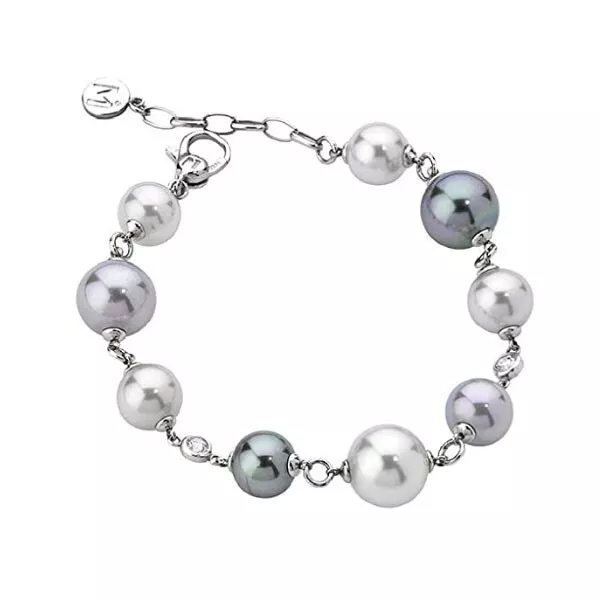 MAJORICA Bracelet Pearl Multicolor 9MM,10mm and 12MM Woman Silver