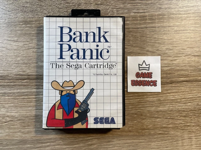 Jeu Bank Panic Pour Sega Master System - Cartouche Seule, Très Bon état, Sans Notice